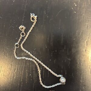 Brilliant Earth Silver Bezel Natural Diamond Bracelet